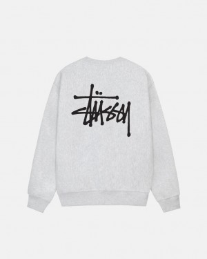 Stussy Basic Stussy Crew - Unisex Hoodies Harmaat | FFIUI88060