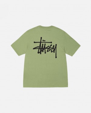 Stussy Basic Stussy Tee - Unisex Shortsleeve Vihreä | FFIHY81456