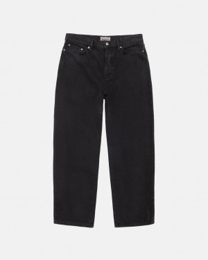 Stussy Big Ol& Jean Washed Canvas - Unisex Pants Mustat | LFISX42881