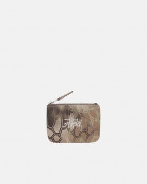 Stussy Canvas Coin Pouch - Unisex Bags Harmaat | MFIFT24583