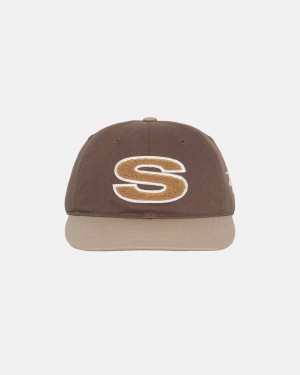 Stussy Chenille S Low Pro Cap - Unisex Ruskea | EFIHC29861