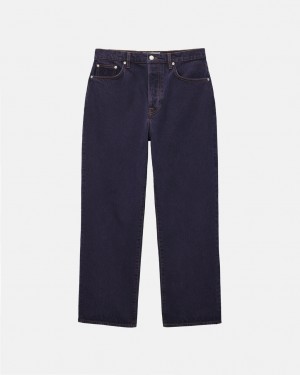 Stussy Classic Jean Denim - Unisex Denim Mustat | PFIQX88070