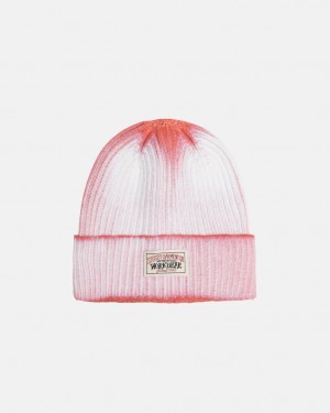 Stussy Cuff Beanie Workgear Spray - Unisex Oranssi | BFISO30093