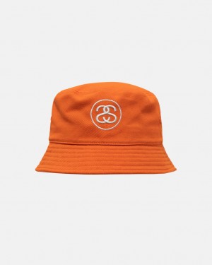 Stussy Deep Bucket Hat SS Link - Unisex Oranssi | FINZX55264