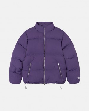 Stussy Down Puffer Nylon - Unisex Jackets Violetit | ZFINQ95479