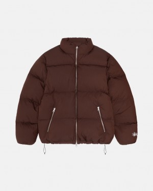 Stussy Down Puffer Nylon - Unisex Jackets Ruskea | DFIVO45465