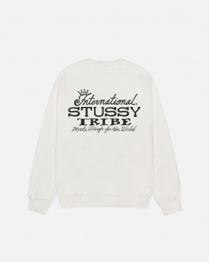 Stussy IST Crew Pigment Dyed - Unisex Hoodies Beige | FIJVR37813