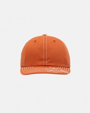 Stussy Low Pro Basic Stitch Strapback - Unisex Oranssi | FINEJ88118