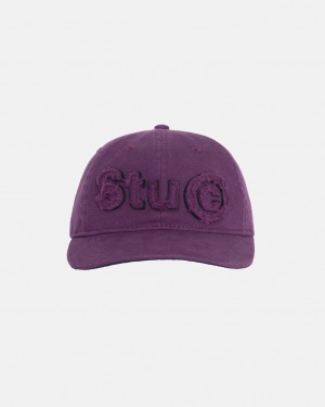 Stussy Low Pro Copyright Applique Strapback - Unisex Violetit | FIJKU62946