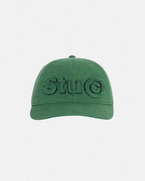 Stussy Low Pro Copyright Applique Strapback - Unisex Vihreä | QFIWA62270