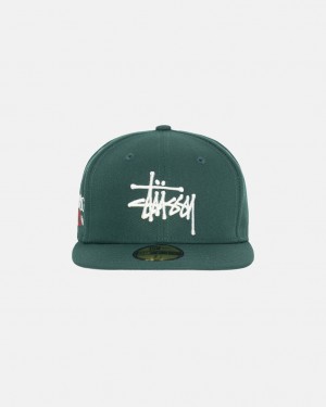 Stussy New Era 59Fifty Authentic - Unisex Vihreä | MFIFT19229