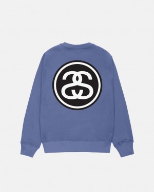 Stussy SS-Link Crew - Unisex Hoodies Sininen | FIZPD18159