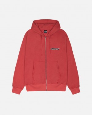 Stussy SS-Link Zip Hoodie - Unisex Hoodies Punainen | BFISD47651