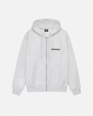 Stussy SS-Link Zip Hoodie - Unisex Hoodies Harmaat | FIXBR22483