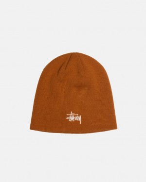 Stussy Skullcap Basic - Unisex Ruskea | FIXBR59005