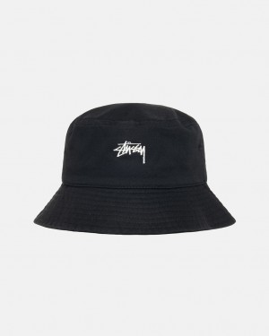 Stussy Stock Bucket Hat - Mens Mustat | UFITG63281