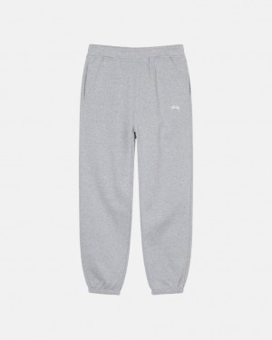 Stussy Stock Logo Sweatpant - Unisex Pants Harmaat | DFIVO77673