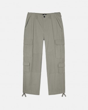 Stussy Surplus Cargo Ripstop - Unisex Jeans Pants Oliivinvihreä | PFIER10096