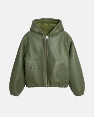 Stussy Työ Jacket Shearling - Unisex Jackets Vihreä | FIDFL94854