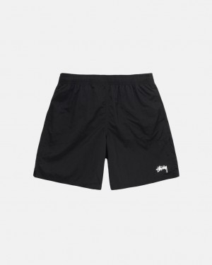 Stussy Vesi Lyhyt Stock - Unisex Shorts Trunks Mustat | FIZPD71510