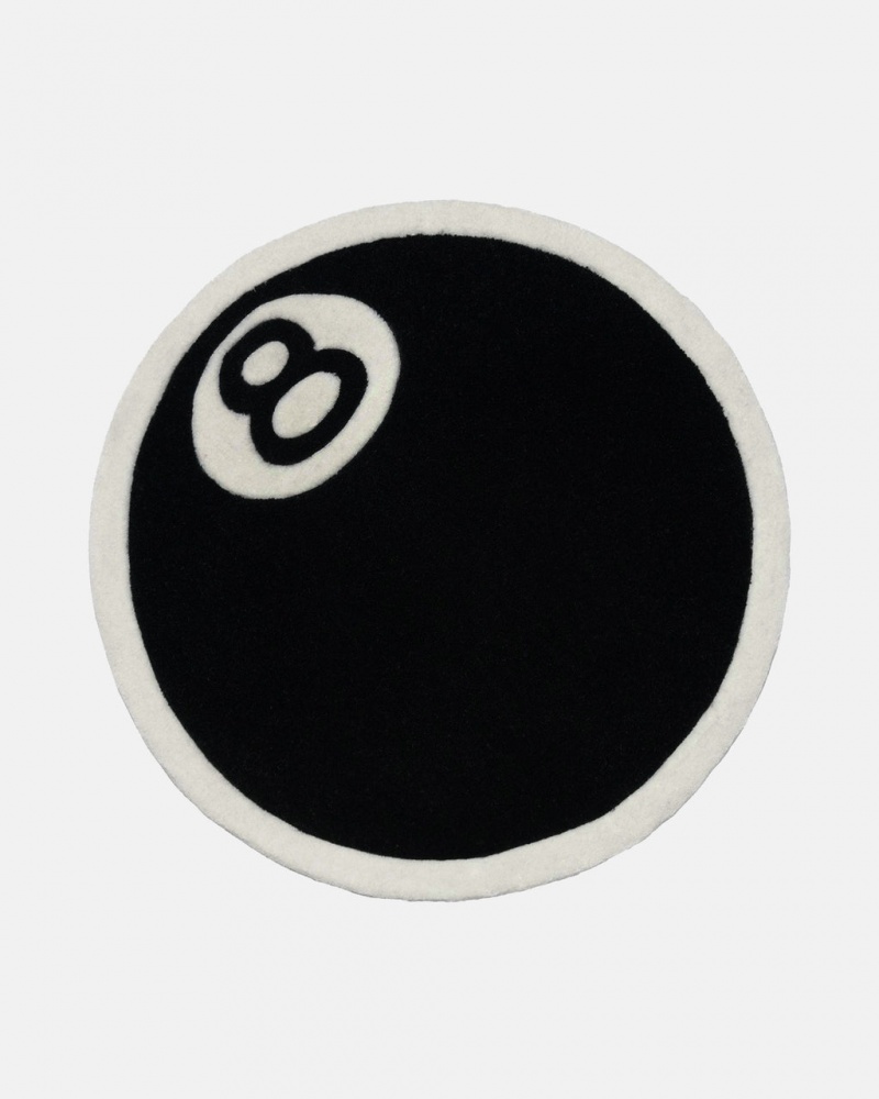 Stussy 8-Ball Rug - Home Goods Mustat | FICVG47654