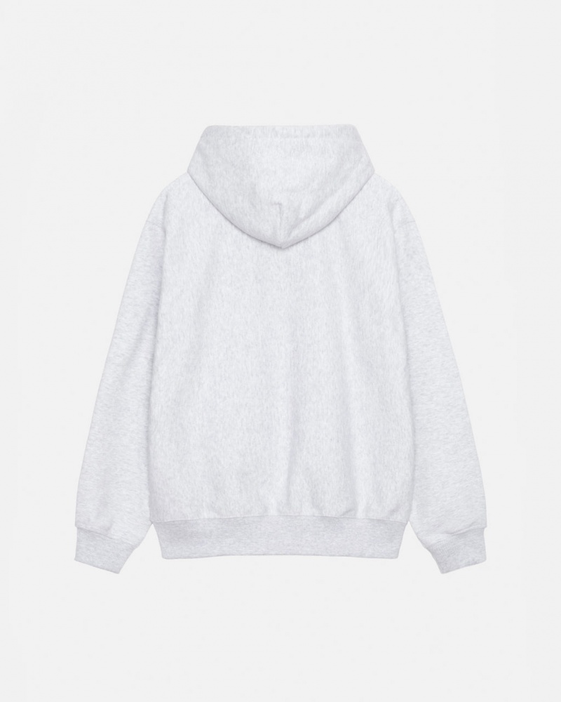 Stussy Basic Applique Hoodie - Unisex Hoodies Harmaat | FFIUI59815