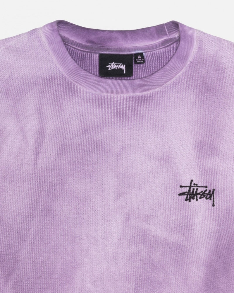 Stussy Basic Stock LS Thermal - Unisex Longsleeve T-Shirts Laventeli | MFIHR85818