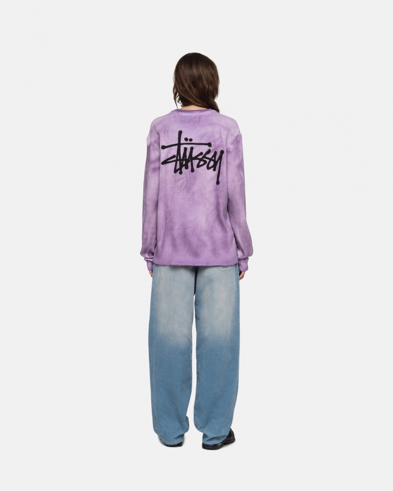 Stussy Basic Stock LS Thermal - Unisex Longsleeve T-Shirts Laventeli | MFIHR85818