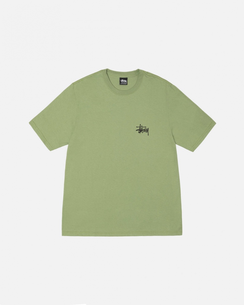 Stussy Basic Stussy Tee - Unisex Shortsleeve Vihreä | FFIHY81456