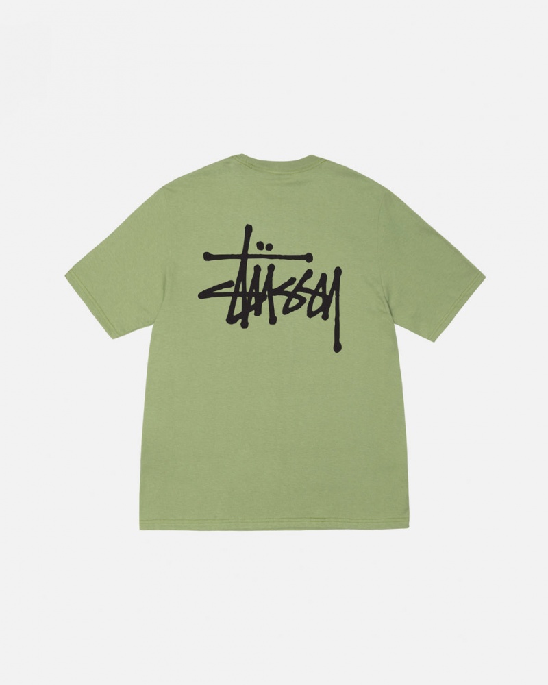 Stussy Basic Stussy Tee - Unisex Shortsleeve Vihreä | FFIHY81456