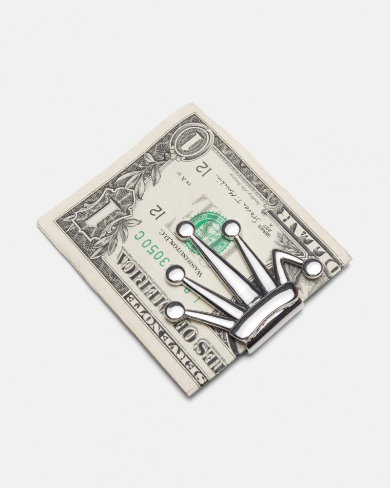 Stussy Bent Crown Money Clip - Novelty Home Hopea | AFIWC69004