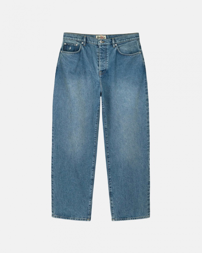 Stussy Big Ol& Jean Denim - Unisex Denim Sininen | FICIF80794