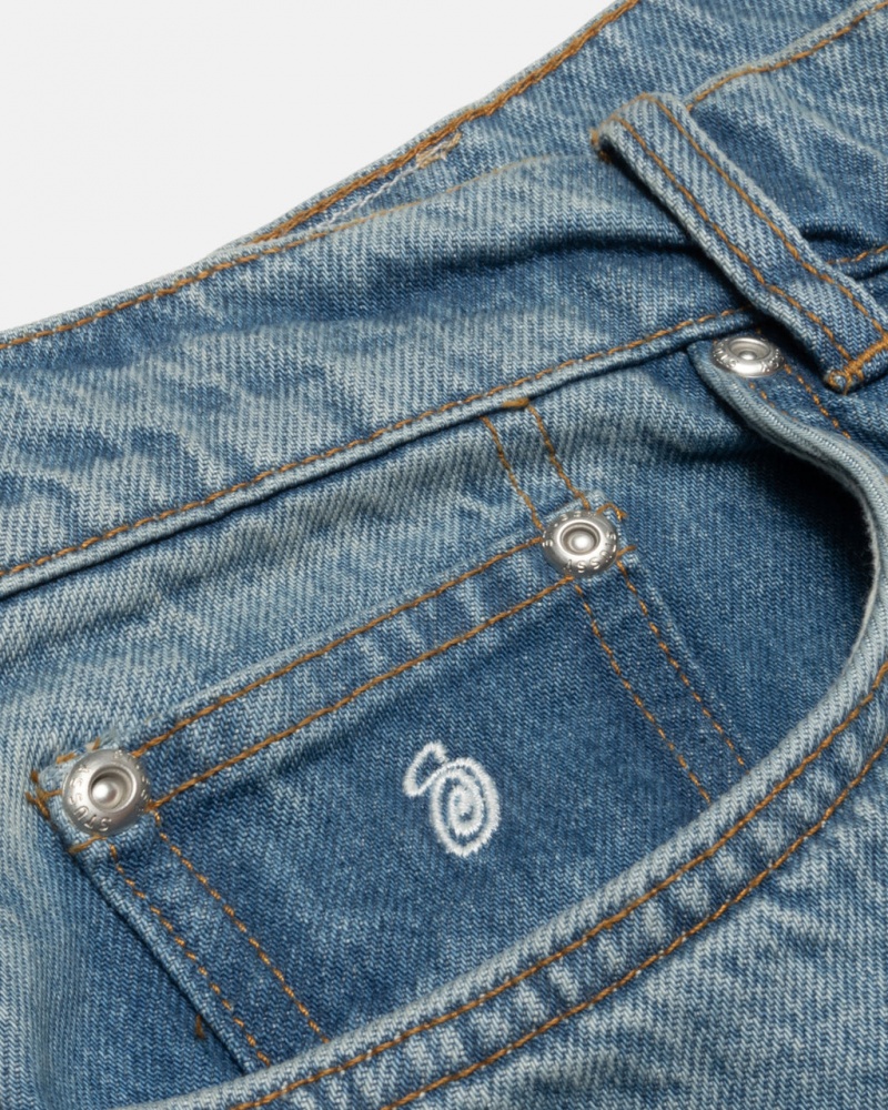 Stussy Big Ol Jean Denim - Unisex Denim Sininen | QFIUV67828