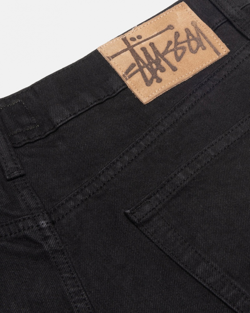 Stussy Big Ol& Jean Overdyed - Unisex Denim Mustat | FFIHY69284