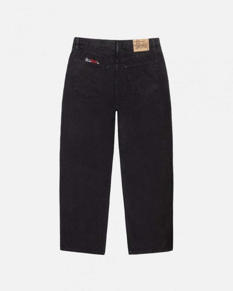 Stussy Big Ol& Jean Washed Canvas - Unisex Pants Mustat | LFISX42881