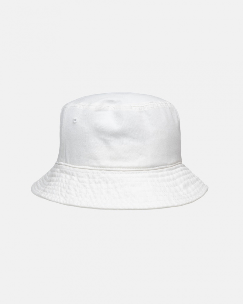 Stussy Bucket Hat Big Stock - Unisex Beige | AFIWC45717