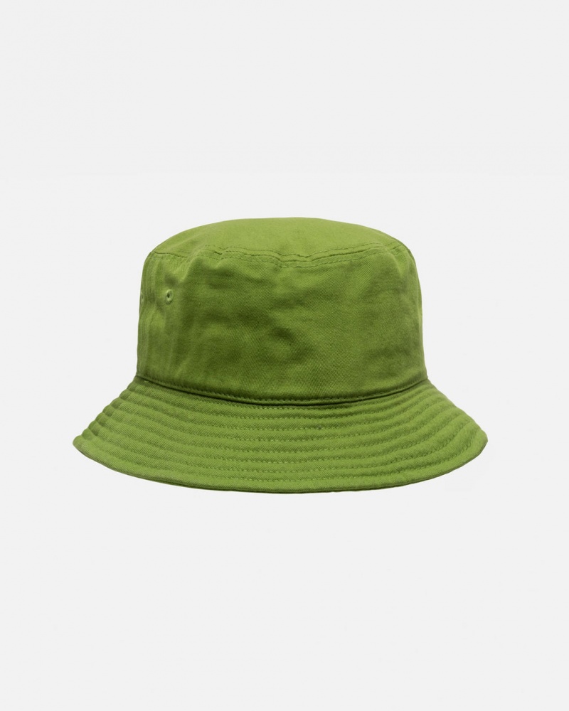 Stussy Bucket Hat Big Stock - Unisex Vihreä | FFIHY89297