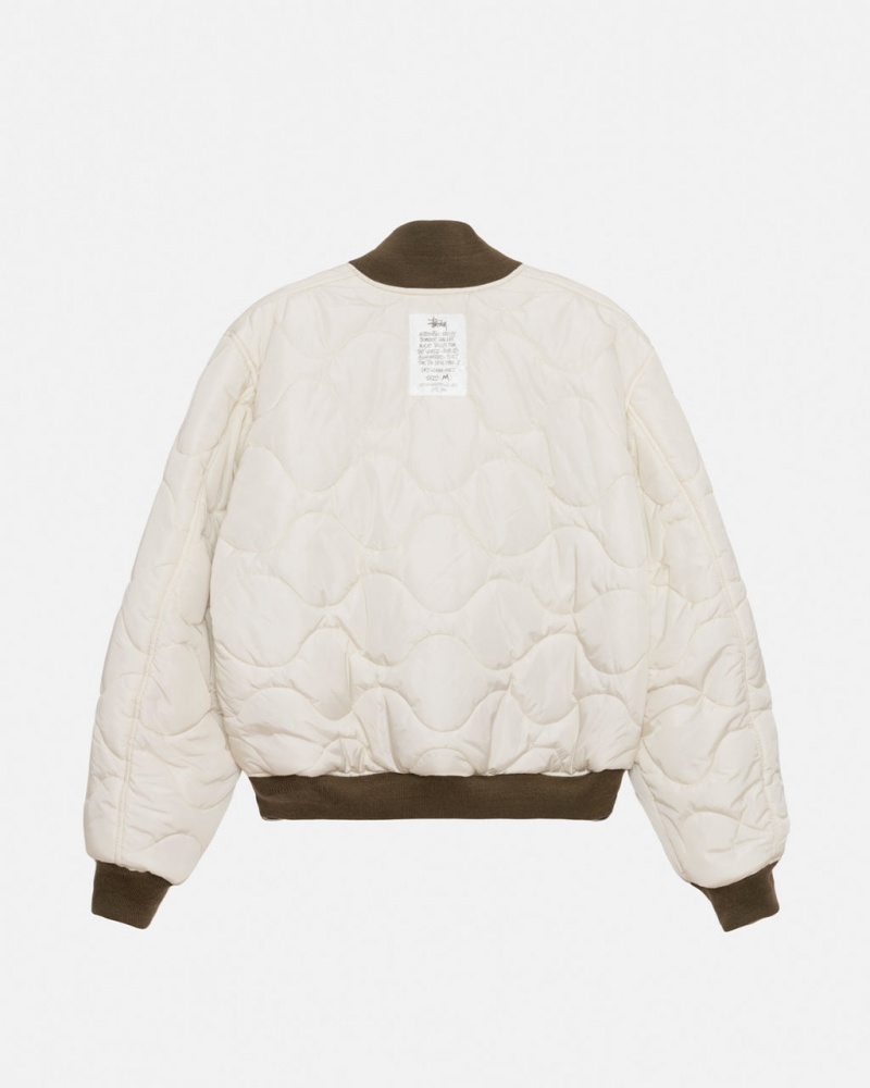 Stussy Built Reversible Bomber Jacket - Unisex Jackets Ruskea | FIICD82302