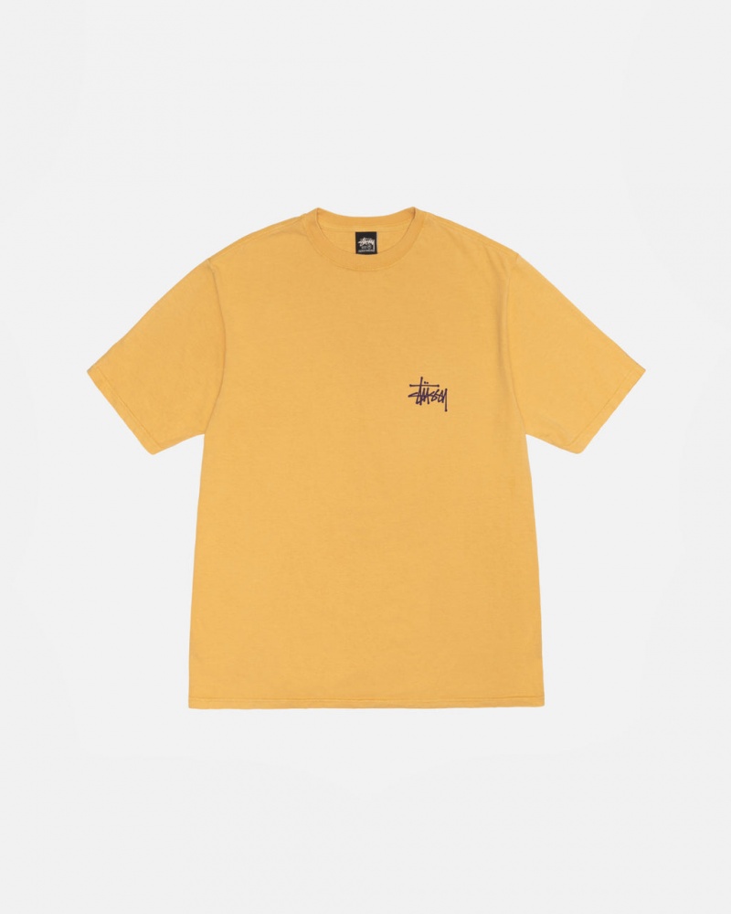 Stussy Built Tough Tee Pigment Dyed - Unisex Shortsleeve Oranssi | FIDYB17679