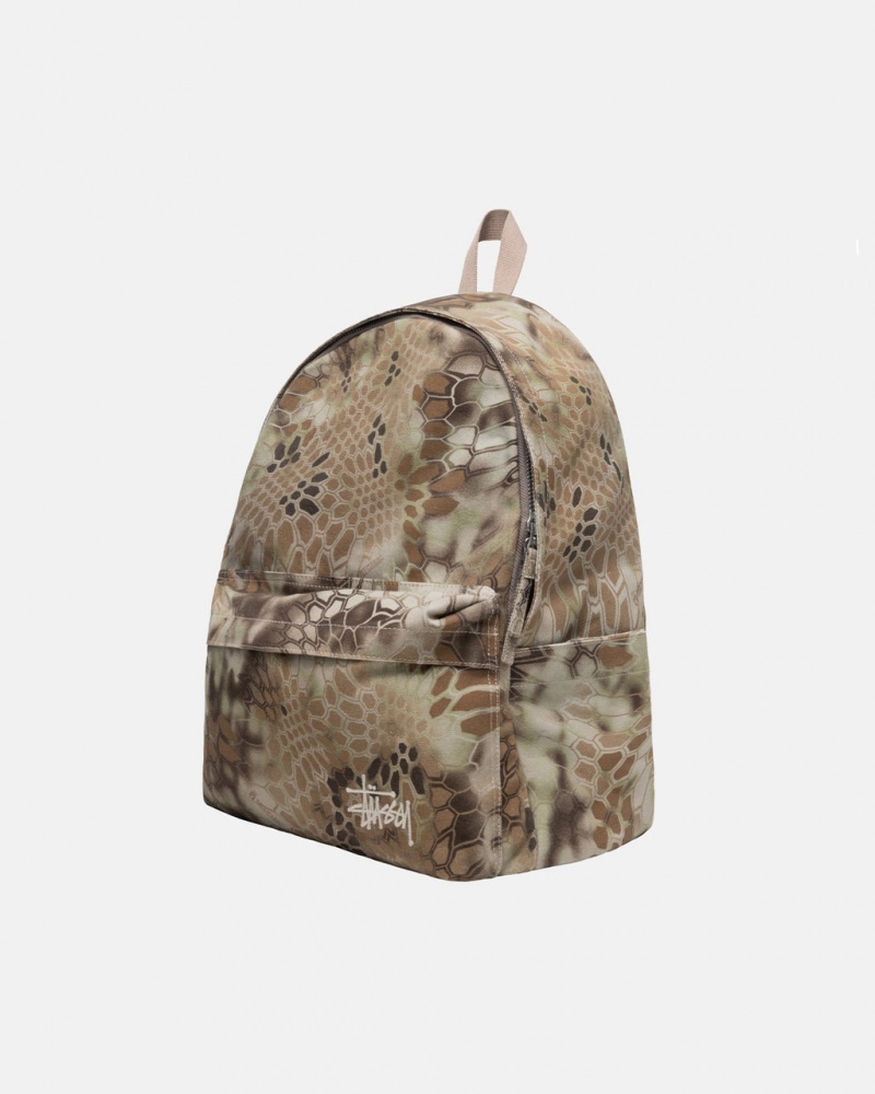 Stussy Canvas Backpack - Unisex Bags Ruskea | FICIF28804