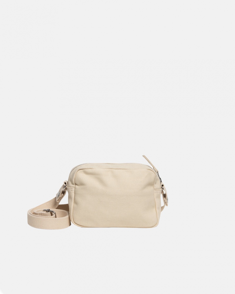 Stussy Canvas Side Pouch - Unisex Bags Beige | UFITG60343