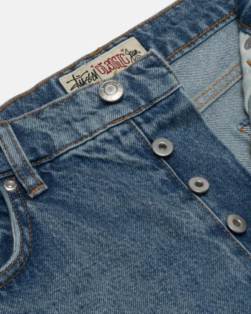 Stussy Classic Jean Denim - Unisex Denim Sininen | FFIHY85143