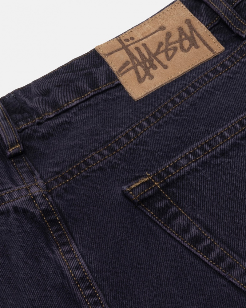 Stussy Classic Jean Denim - Unisex Denim Mustat | PFIQX88070