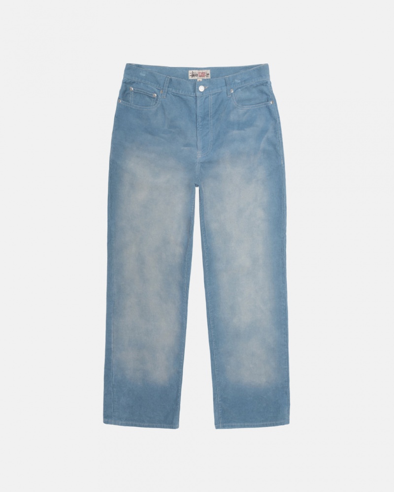 Stussy Classic Jean Faded Corduroy - Unisex Denim Sininen | FIEAH17361