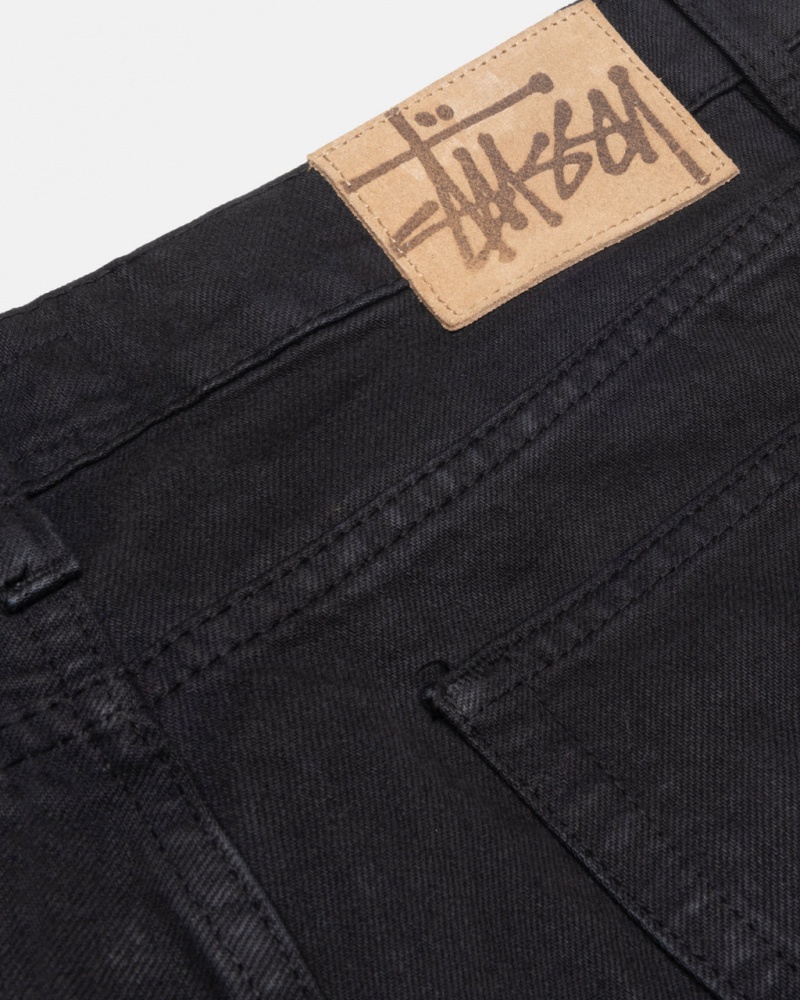 Stussy Classic Jean Overdyed - Unisex Denim Mustat | PFIQX77842