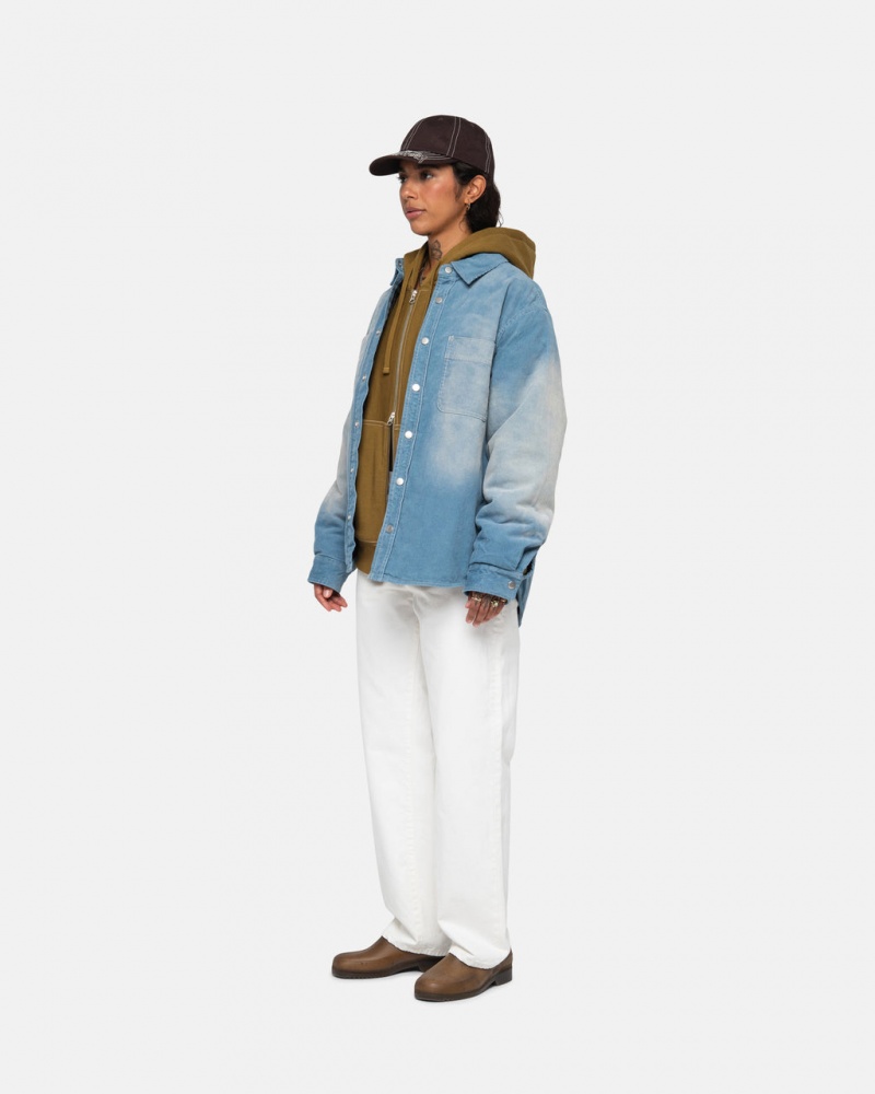 Stussy Classic Jean Overdyed - Unisex Denim Beige | BFISD77116