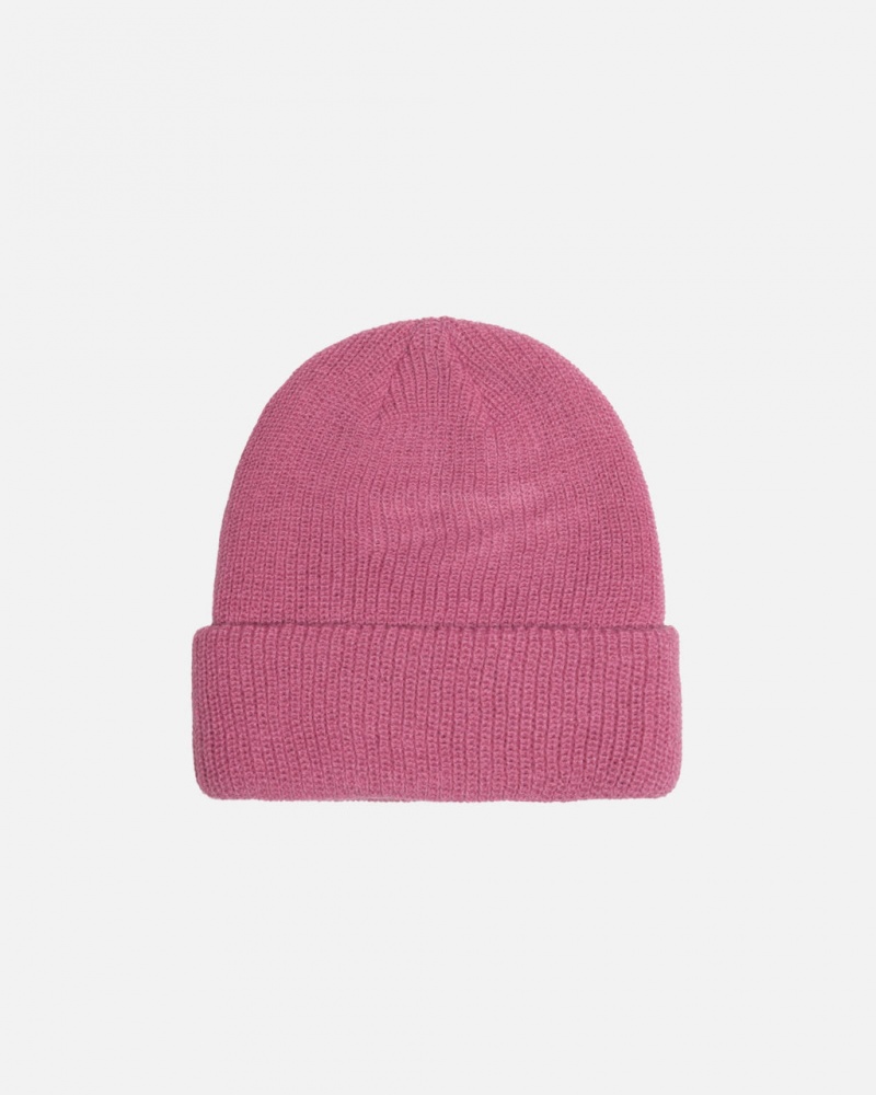 Stussy Cuff Beanie Basic - Unisex Pinkki | FIICD69344