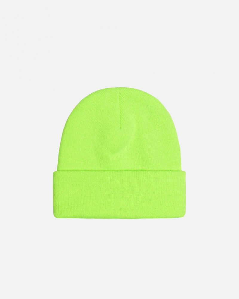 Stussy Cuff Beanie Stock - Unisex Vihreä | MFIFT19761