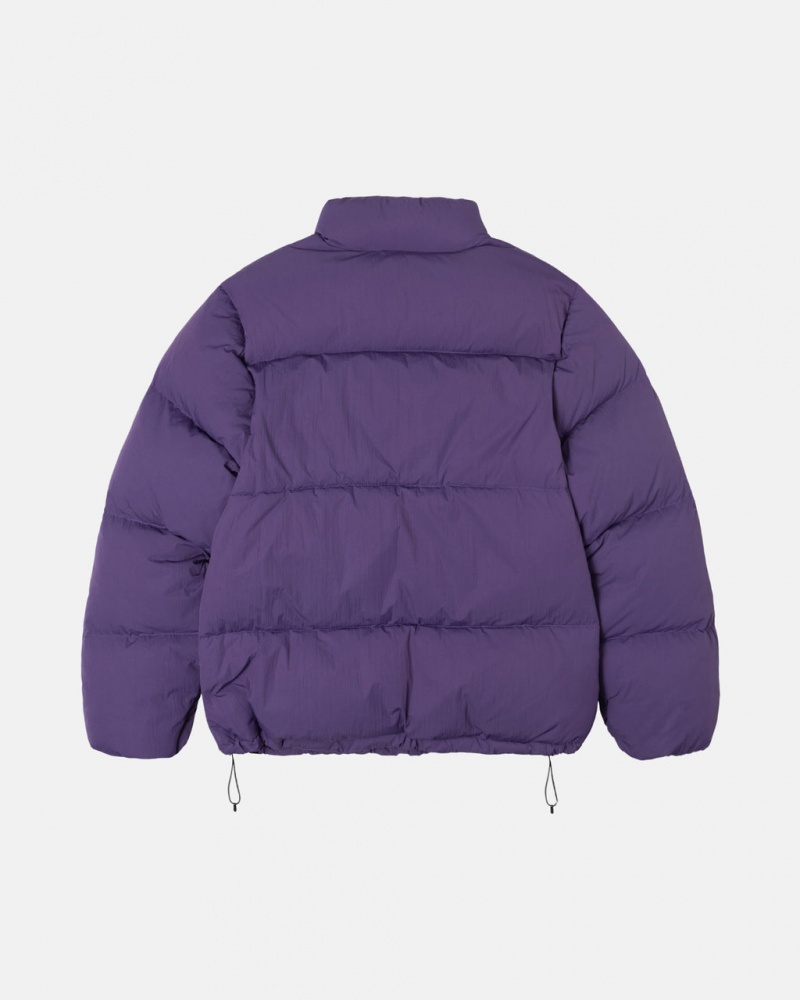 Stussy Down Puffer Nylon - Unisex Jackets Violetit | ZFINQ95479