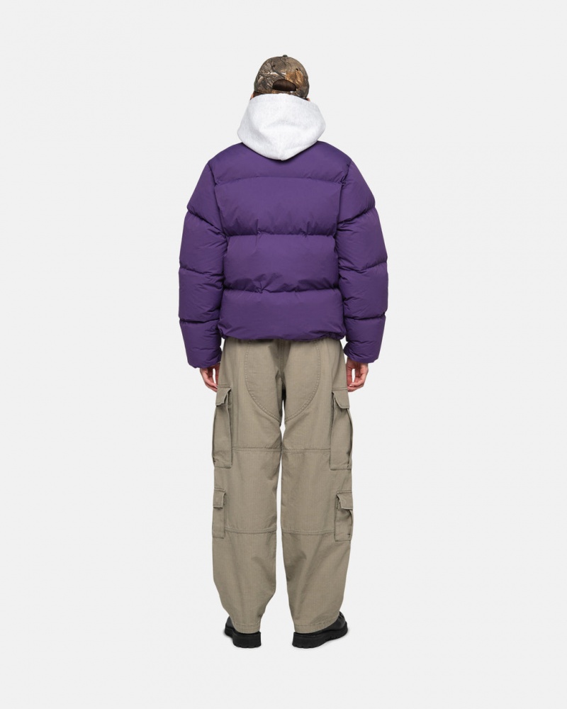 Stussy Down Puffer Nylon - Unisex Jackets Violetit | ZFINQ95479